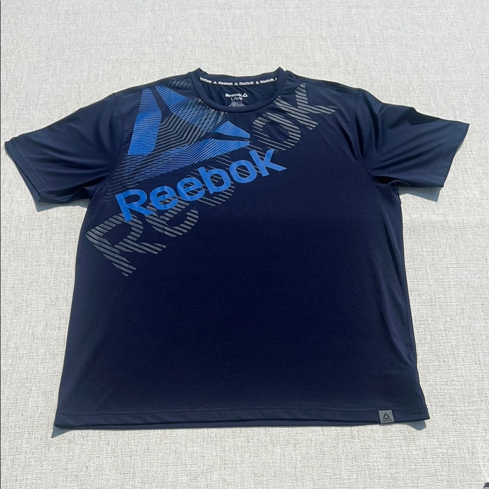 Reebok Blue‎ Short Sleeve Performance Tee
